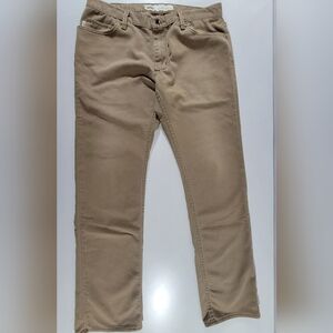 Size 34 VANS V56 Standard Off The Wall Tan Jeans Men’s Straight Leg Skateboard